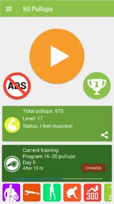 50 Pullups android App screenshot 3